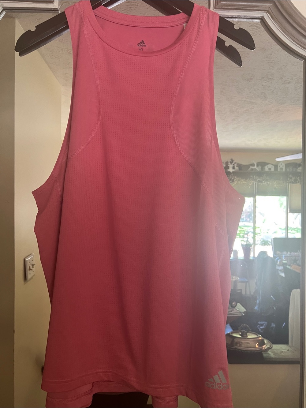 adidas Women's Pink Athletic Tank Top